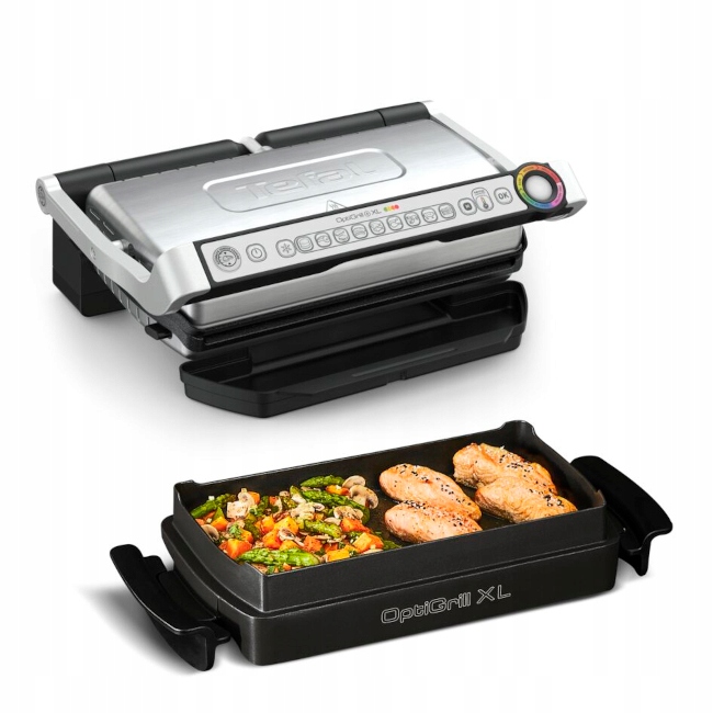 Kontaktný elektrický gril Tefal GC724D12 strieborno/šedá 2000 W